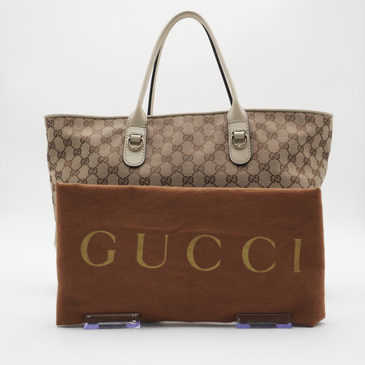 Gucci GG Canvas Heartbit Tote Bag