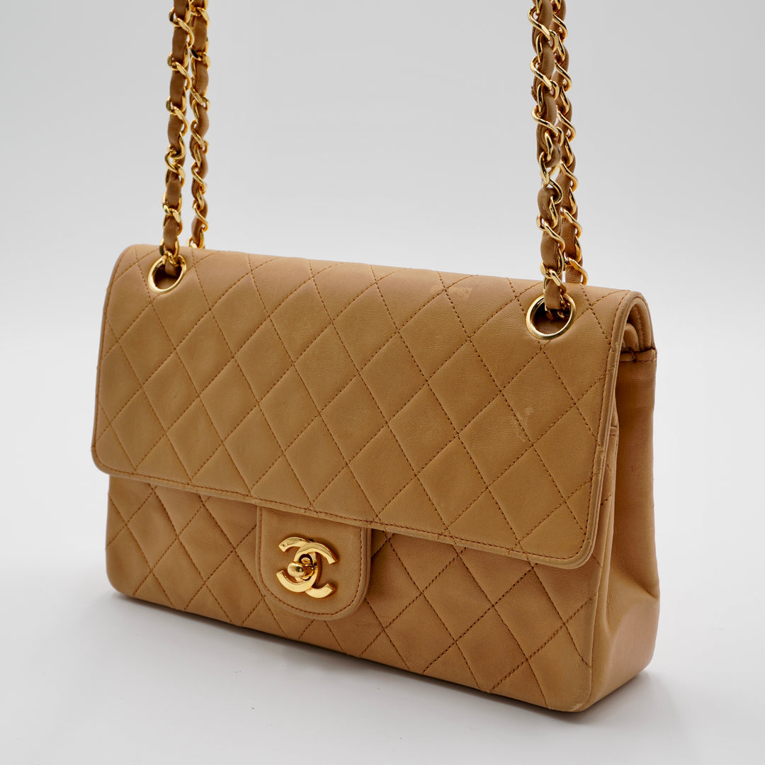 CHANEL Lambskin Matelassé 22 W Flap Bag